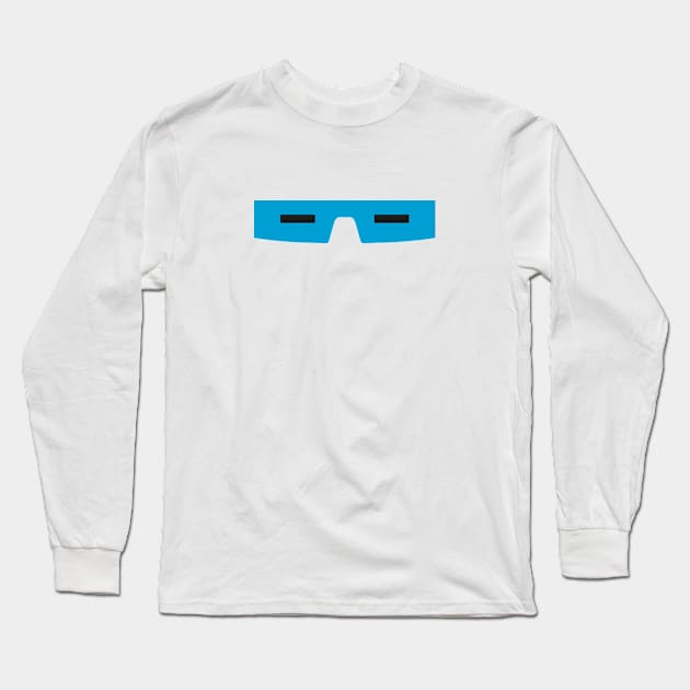 Captain Cold Mask Long Sleeve T-Shirt by Minimalist Heroes